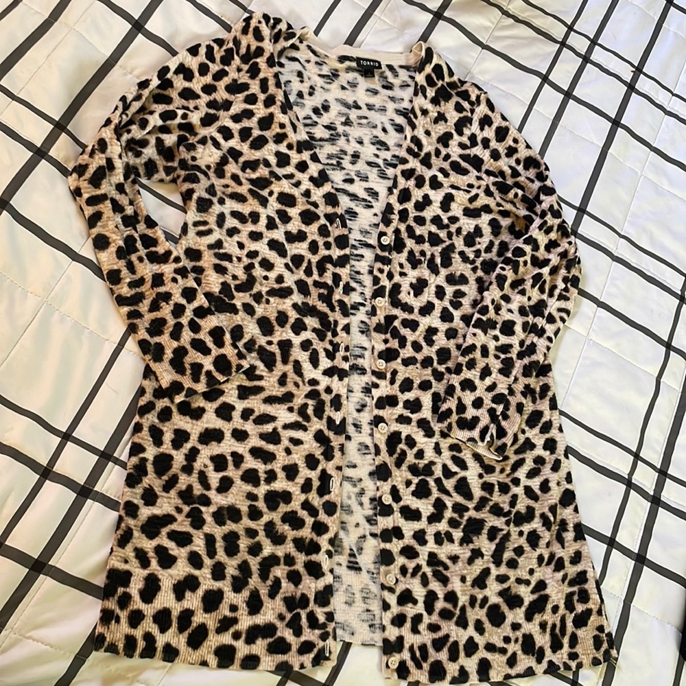 Torrid Animal Print Sweater